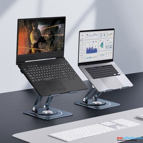 Baseus UltraStable Pro Series 360° Rotatable and Foldable Laptop Stand Metal – Space Grey